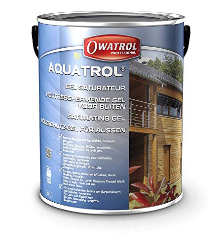 Owatrol-AQUATROL-Holzschutz-Gel für Außen,transparent,Gebindegrösse 5 Liter von Owatrol
