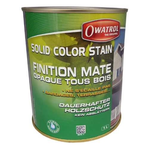 Owatrol Solid Color Stain 1 ltr. (Deckweiss) von OWATROL