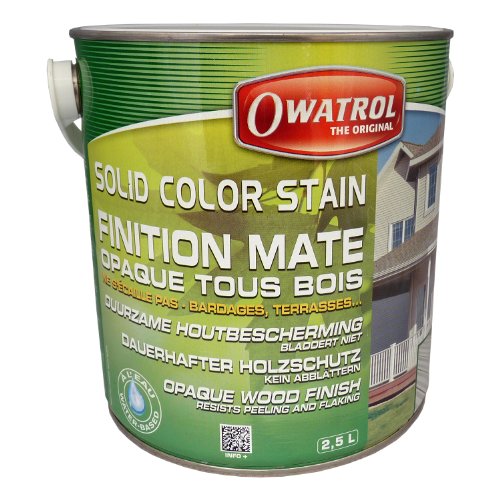 Owatrol Solid Color Stain 2,5 ltr. (Deckweiss) von OWATROL