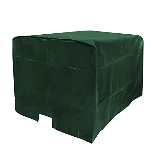 Ownant Wassertank Abdeckung IBC Tank Abdeckung Wassertank Abdeckplane Container Cover wasserdichte Schutzhülle für IBC-Tank Container (600L 120 * 80 * 100cm grün) von Ownant