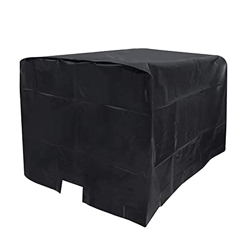 Ownant Wassertank Abdeckung IBC Tank Abdeckung Wassertank Abdeckplane Container Cover wasserdichte Schutzhülle für IBC-Tank Container (600L 120 * 80 * 100cm schwarz) von Ownant