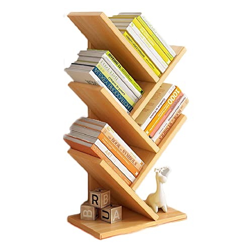 PAASHE Bodenstehendes Bücherregal Bücherregal aus Holz Kreative Baum-Bücherregale Open Office Study Storage Rack Bücherregal von PAASHE