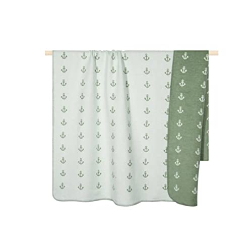 PAD - Decke, Kuscheldecke - Marina Anker - 70% Baumwolle, 30% Polyacryl - Farbe: Mint - 150 x 200 cm von PAD