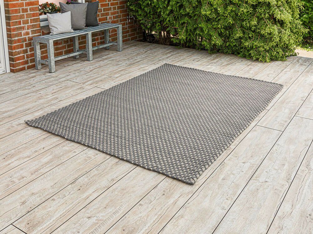Teppich Pad Outdoor Teppich JIM Grau / Beige 170x240 cm, PAD von PAD