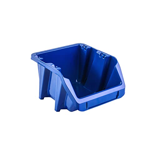 Stapelbox 140 x 120 x 85 mm Sichtbox Sichtlagerboxen Lagerbox, Blau von PAFEN