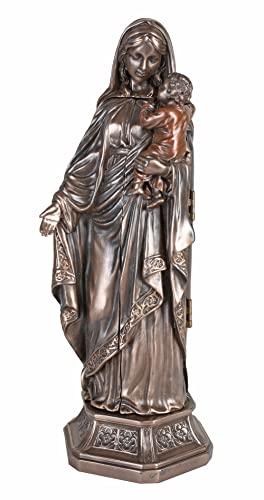 Madonnen Maria mit Jesuskind Hausaltar Veronese Triptychon Figur bronzefarben 21cm Wohnraum Dekoration Altar Dekoration wu77750a4 Palazzo Exklusiv von PALAZZO INT