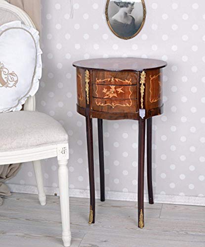 Vintage Kommode Telefontisch im Französischen Barockstil cat101f99 Palazzo Exklusiv Braun von PALAZZO INT
