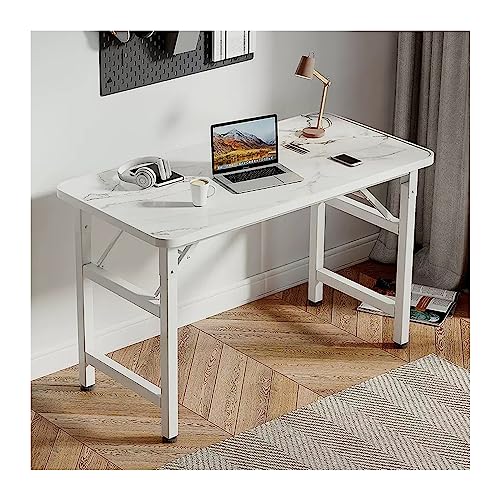 PANAZU PC-Schreibtische Klappbarer PC-Tisch für Zuhause, Schlafzimmer, einfacher rechteckiger Desktop-PC-Tisch, Kleiner Tisch, Kleiner Schlafsaal, Werkbank, Arbeitszimmer, Schreibtisch. Schreibtisch von PANAZU