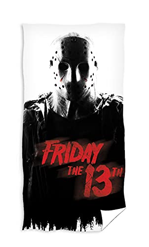 PARAMOUNT PICTURES Unisex Kinder Horror Friday The 13th Badetuch Handtuch Strandtuch 70 x 140 cm, Multicoloured von PARAMOUNT PICTURES