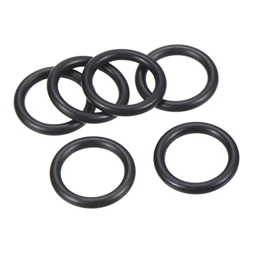 PATIKIL 100Stk Nitrilgummi O-Ringe 19mm AD 14mm ID 2.5mm Breite Metrische Dichtung für Wasserhahn Klempnerarbeit Autoreparatur Schwarz von PATIKIL