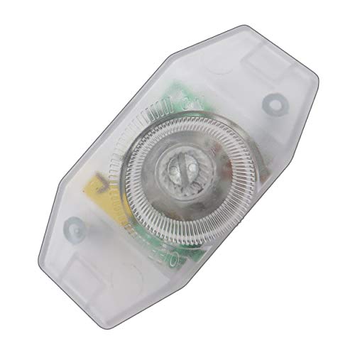 LED Dimmer 1 bis 60 Watt (Schnur-Drehdimmer) stufenlos dimmbar für dimmbare LED Leuchtmittel Dimmschalter Schnur-Zwischendimmer geräuschlos (transparent) von PB-Versand