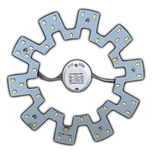 LED Modul 18 Watt tageslichtweiß - Umbau Set für Deckenleuchte Ringlampe Deckenleuchte Rundlampe Röhrenlampe G10q von PB-Versand