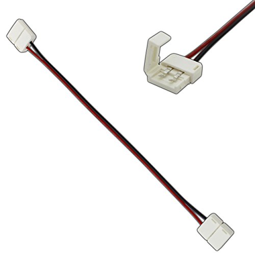 LED Streifen Schnellverbinder Kabel 2-polig Verbinder für LED Strips Verbindungskabel Verbinder 10cm von PB-Versand