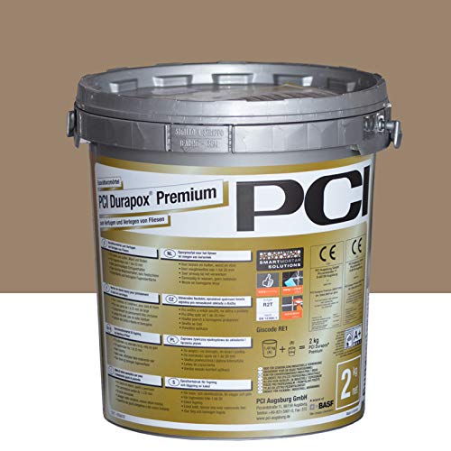 PCI Durapox Premium Reaktionsharz-Mörtel (2 kg, Nussbraun) von PCI