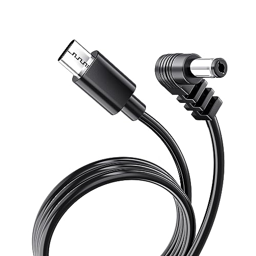 PChero USB C Kabel für Toniebox, USB Typ C auf DC 5521 Ladekabel Zubehör 5V auf 9V Schnellladekabel Compatibel mit Tonies Toniebox Starterset Laptop Lautsprecher Mini Fan von PChero