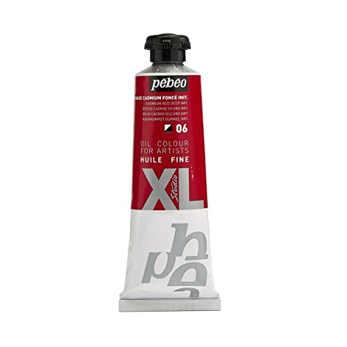 Pébéo - Feines Öl XL 37 ML - Ölgemälde - Ideal für Anfänger oder Profis - Fine Art Malerei - Feine Qualität - Pébéo Ölgemälde - Cadmiumrot Dunkel Imitation - 37 ml von PEBEO