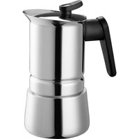 Steelmoka Espressokocher Edelstahl Fassungsvermögen Tassen=4 von VOELKNER SELECTION