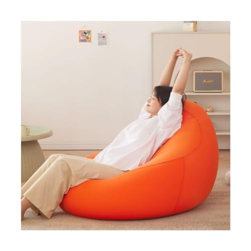 PEKJI Birnenförmiger, weicher Sitzsack-Sofa-Wohnzimmer-Lazy-Lounge-Sessel mit Füllung, Balkon-Freizeit-Hocker, Tatami-Sitzsack-Stuhl von PEKJI