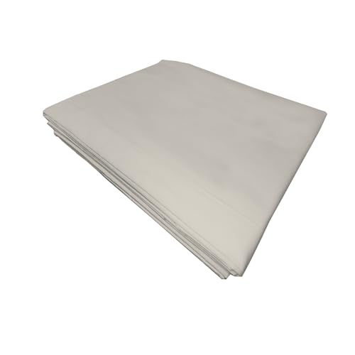 PENSIERI DELICATI Bettlaken für Doppelbett 250 x 300 cm, Bettlaken für Doppelbett, einfarbig, aus 100% Baumwolle, hergestellt in Italien, Farbe Creme von PENSIERI DELICATI