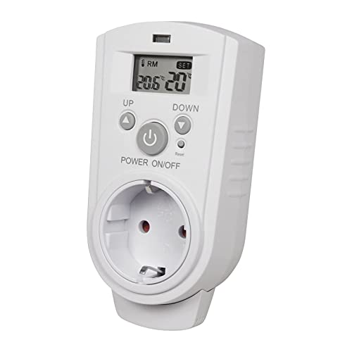 PERFECT Steckdosen-Thermostat - Klimaregelung - 5-30°C - 3680W - 230V/16A - für Heiz- und Kühlgeräte von PERFECT EQUIPMENT FOR YOUR HOME
