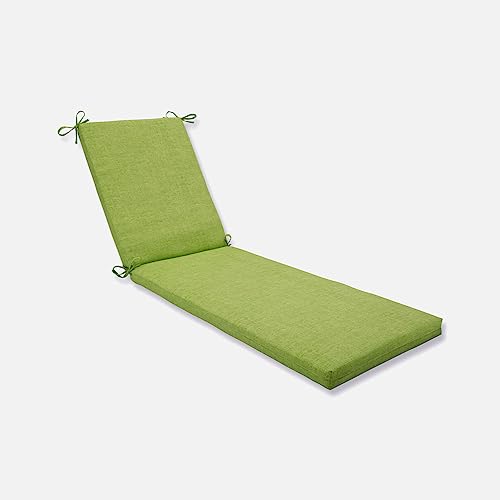 Pillow Perfect Lounge Kissen für drinnen und draußen, strukturiert, Grün, 80 in. L X 23 in. W X 3 in. D von Pillow Perfect