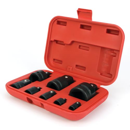 Performance Tool M795 Cabrio-Schlagadapter-Set im robusten Koffer für Luft-, Power- oder Antriebswerkzeuge (8-teilig) von PERFORMANCE TOOL