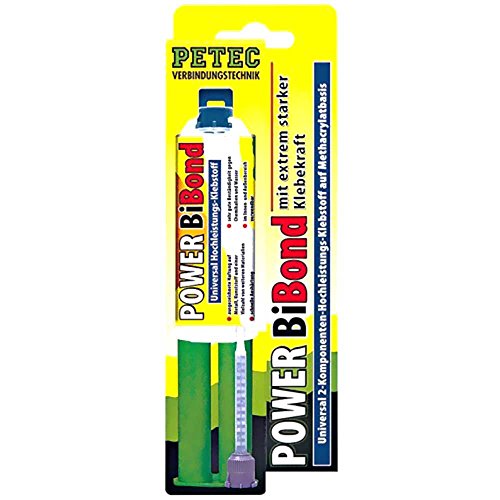 PETEC 98625 Power BiBond 2-Komponenten Hochleistungskleber Klebstoff 24ml von PETEC