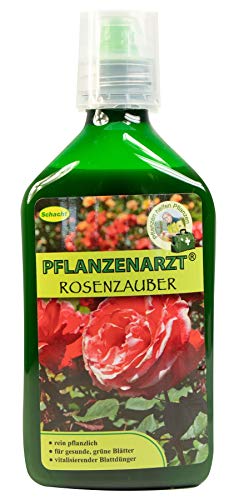 PFLANZENARZT® Rosenzauber, Organischer PK-Flüssigdünger/Blattdünger für Rosen, 350ml von PFLANZENARZT