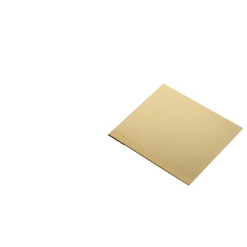 1 Stück H62 Messing-Flachbleche, dick, 0,8 mm, 1 mm, 1,2 mm, 1,5 mm, 2 mm, 2,5 mm, 3 mm, 4 mm, Messingblech, Plattenlänge 100/200/300 mm (Size : 1.5 x 100 x 100mm) von PFRANK