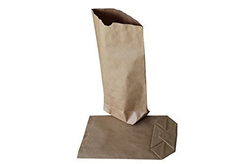 Kreuzbodenbeutel aus Papier braun - 2-LAGIG - 28 x 45 cm für 5 kg (25 Stück) von PGV