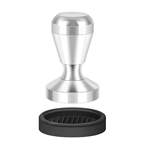 PHILORN Tamper, 51mm Kaffee Tamper aus Edelstahl, Espresso-Stampfer mit Silikonkissen, Kaffeemehlpresser für Zuhause und Büro von Philorn