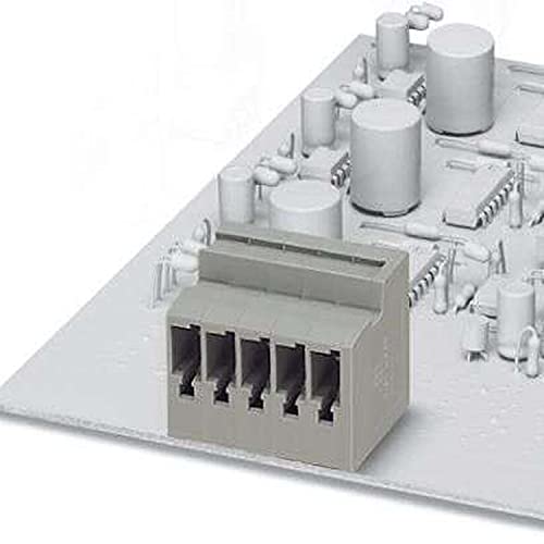 PHOENIX CONTACT ST 4-PCB/12-G-6,2 Leiterplattengrundleiste, 12 Polzahl, ST 4-PCB/..-G Artikelfamilie, 6.2 mm Rastermaß, Grau, 50 Stück von PHOENIX CONTACT