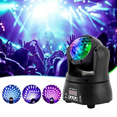 30W Moving Head Beam Mini Bühnenlicht DMX512 RGBW LED Spot DJ Partylicht Geeignet für Disco, Bar, Club, Hochzeit von PIOJNYEN