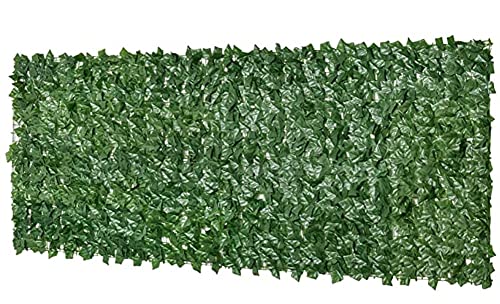 PIOKUHB Efeu Sichtschutz, künstliche ivy Blatt -screening -roll -privatsphäre absicherung wandgestaltung gartenzaun verblasst geschützt 240311(Size:1.5x9m/4.92x29.53ft) von PIOKUHB