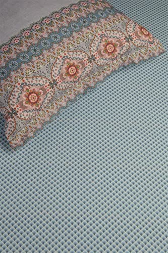 Pip Studio Perkal-Spannbetttuch Suki Farbe Blue 100x200 cm für 25cm Höhe Spann-Laken Laken von PiP Studio