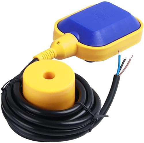 PIQIUQIU 3 Meter Kabel Wasserstandsregler, Flüssigkeitsstand Sensor Schwimmerschalter, 220V Niveauschalter Wasserstandsregler Pumpe von PIQIUQIU