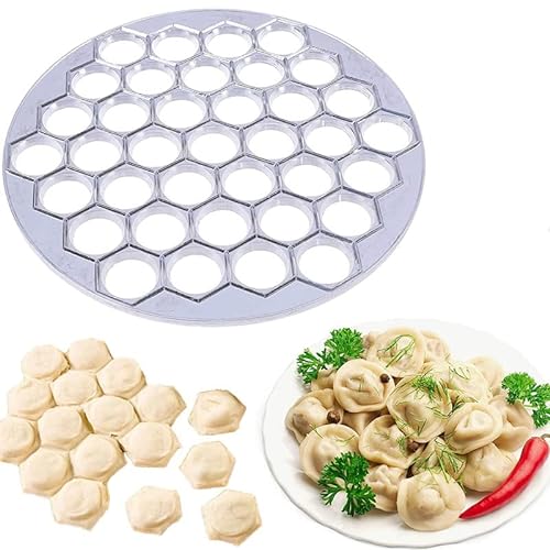 Ravioliformer Dumpling Maker Form, 37 Löcher Teigtaschen Ausstechform Küche Restaurant Ravioli Cutter Knödelform von PIQIUQIU