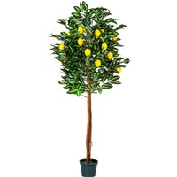 Zitronenbaum, Kunstpflanze, Kunstbaum, 180cm - Plantasia von PLANTASIA