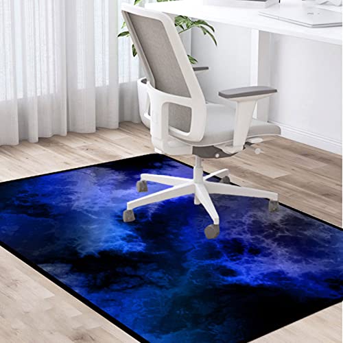 PLMM Bürostuhlunterlage Bodenschutzmatte Bürostuhl Teppichschoner Gaming Fußboden-Matte rutschhemmend Bodenschutz für Parkett,Laminat,Hartböden und Teppichboden 90x120cm von PLMM