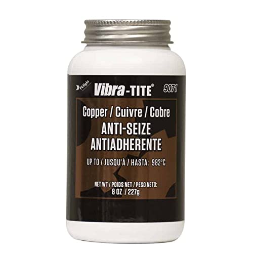 Vibra-Tite 9071 Kupferpaste | Industrieniveau | Anti-Seize - Schmiermittel - 227g | inkl. Bürste im Deckel von PLTight