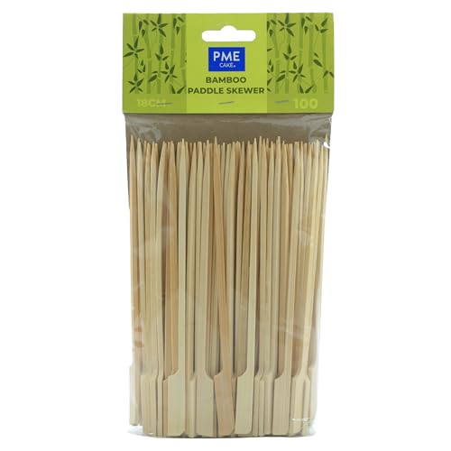 PME Bambus-Schöpflöffel-Spieße 18 cm, Packung mit 100 von PME