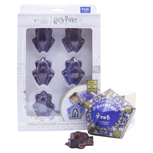 PME Harry Potter Schokoladenform, Honeyduke's Schokoladen Frosch inklusive Selbstgemacht-Boxen und Sammelkarten von PME