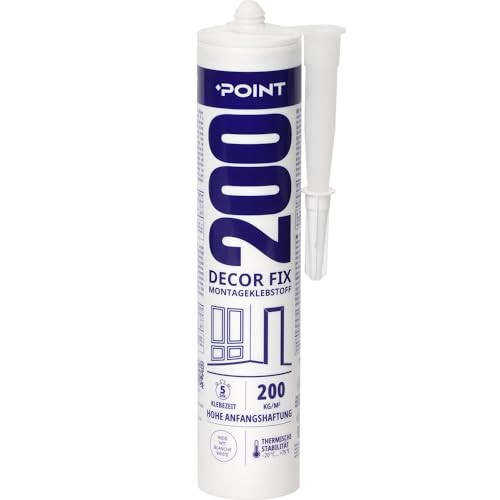 POINT 200 Decor Fix Montageklebstoff, 300 ml, Weiß von POINT