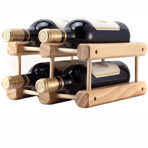 POSEDWRA Massivholzschrank für Weinregal, kreative Rotwein-Heimdekoration, Weinflaschen, Weinschrank-Dekoration, Rotweinregal von POSEDWRA