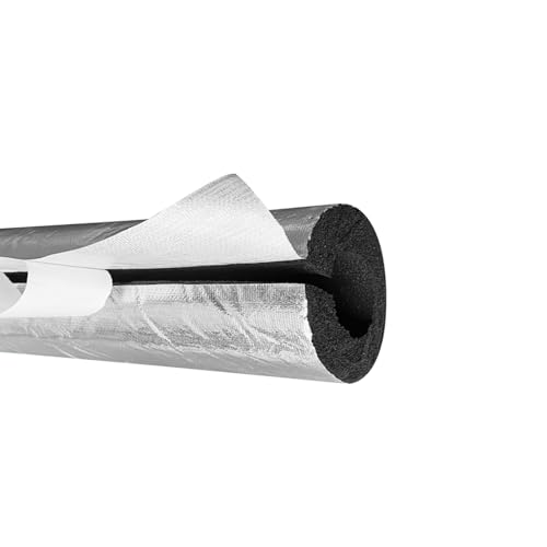 Flexibel Thermo Isolierung Schaumstoffschlauch für Griffgriffstütze Rohrisolierung Wasserleitung Klimaanlage Oder Heizungsrohre Isolieren Rohrschale für Warmwasser Rohre Kabel für Den Außenbereich ( S von POWRZZZY