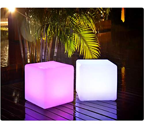 LED Würfel inkl. USB Lichtobjekt Leuchtwürfel Licht Garten Dekoration Cube Beleuchtung Marke PRECORN von PRECORN