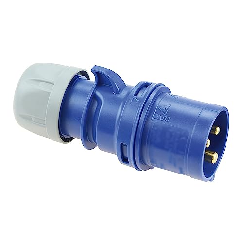 2p+T blauer Stecker für elektrische Verbindungen, Industriemaschinen, Stecker IP44, 250 V von PRENDELUZ