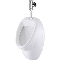 Urinal Set Urinalbecken wc Toilette Zulauf Druckspüler Siphon Keramik - Primaster von PRIMASTER