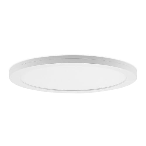 PRIOS LED Deckenleuchte 'Aureka' mit Bewegungsmelder (Modern) in Weiß aus Aluminium u.a. für Wohnzimmer & Esszimmer (1 flammig,) - Deckenlampe, Lampe, Wohnzimmerlampe von PRIOS