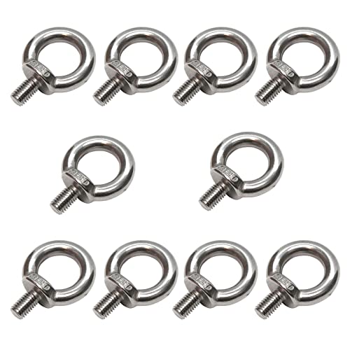 PRIOstahl® RINGSCHRAUBE Edelstahl V4A Ringbolzen Ringschrauben | M10-10 Stück von PRIOstahl